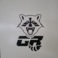 Badass Raccoon Aufkleber