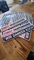 First Responder Sticker