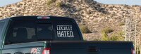 Locally Hated Aufkleber