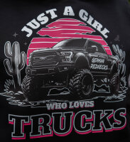 (L) Trucker Girl Hoodie