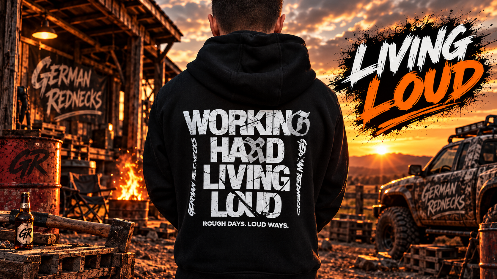 Living Loud Zipper